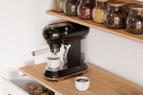 LAVO ÇOK AMAÇLI KAHVE KÖŞESİ DOLABI, 7 KAPAKLI 2 ÇEKMECELİ