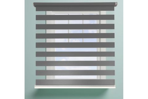 NAZA ZEBRA STOR PERDE ANTRASİT KOYU GRİ PERDE 200 CM 170X200