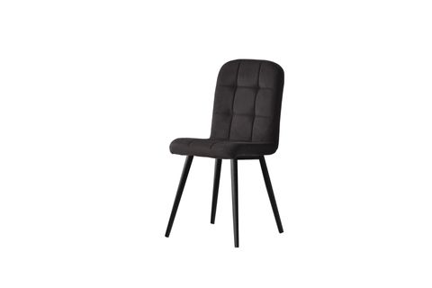 ESSEN MASA VE ETRO SANDALYE TAKIMI, SİYAH MERMER DESEN, 130X80