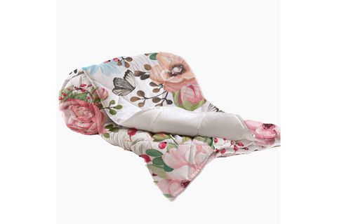 ELSE BEYAZ PEMBE BALERİN KIZ 3D DESENLİ TEK KİŞİLİK ÇOCUK MİKROFİBER ELYAF DOLGULU YASTIK KILIFI 155X215