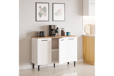 LAVO ÇOK AMAÇLI KİLER DOLABI, BEYAZ, 3 KAPAKLI