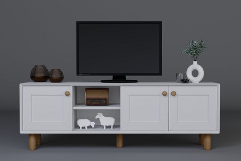 BOHEM SERİSİ TV ÜNİTESİ, NATURA MAT BEYAZ