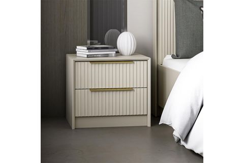 KALE LUXE 2 ÇEKMECELİ KOMODİN, KUMTAŞI
