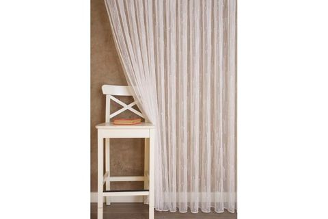 MASSARELLİ KETEN TÜL SİMLİ EKRU 1-2 SEYREK PİLE 400X260