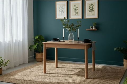 ELENA İSKANDİNAV MUTFAK MASASI, NATURAL, 80X120