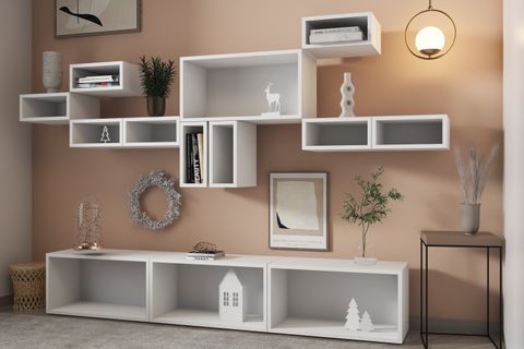 BK ÇOK AMAÇLI DOLAP, DUVARA MONTE RAFLI, NRG