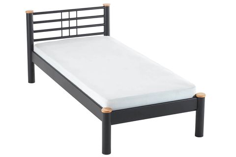 KAPPİS S METAL KARYOLA, SİYAH, 90X200