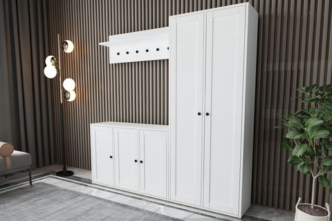 ZEYNEP PORTMANTO 557, KAPAKLI, BEYAZ, 160 CM
