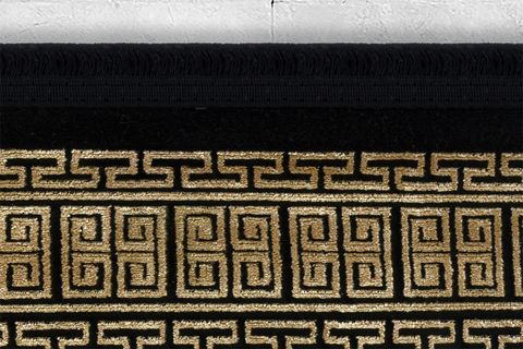 ÇİZGİ MAKİNE HALISI, SİYAH, 514, 80X150