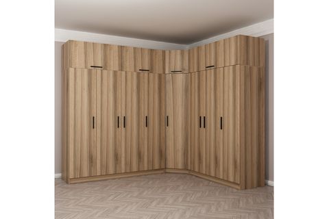 MİNAR KALE GARDIROP 2,  8 KAPAKLI,  190 CM