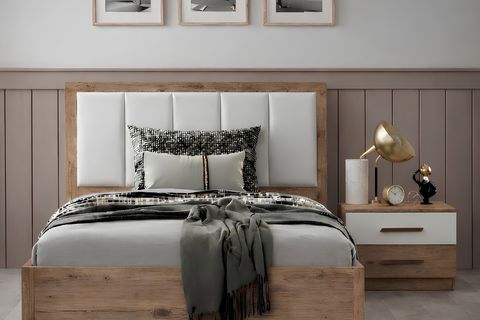 ZİTA KARYOLA VE BAŞLIK,  90X90 CM