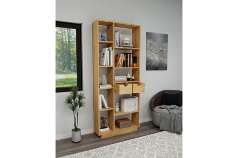 LUMA ÇOK GÖZLÜ KİTAPLIK 10 RAFLI VE 2 DOLAPLI, SAFİRMEŞE