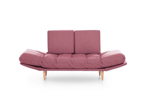 FUTON NİNA İKİLİ KANEPE, PEMBE