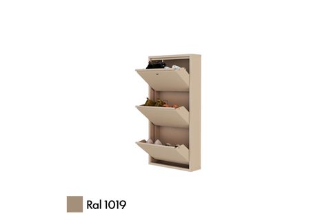 VEGA KİLİTLİ METAL AYAKKABILIK, CAPPUCCİNO, 3 KAPAKLI
