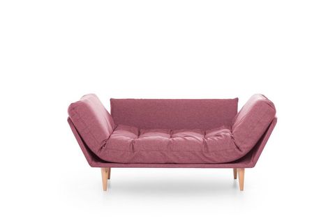 FUTON NİNA İKİLİ KANEPE, PEMBE