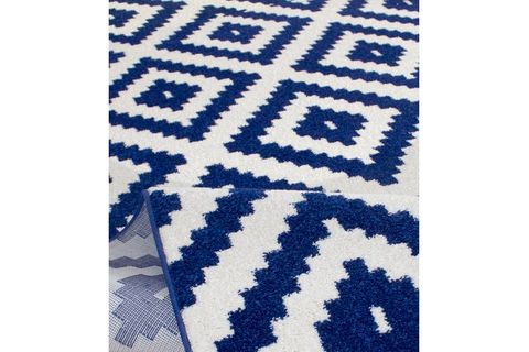 SARAY HALI ALA 012 MOZAİK DESEN LACİVERT MODERN HALI 120X170