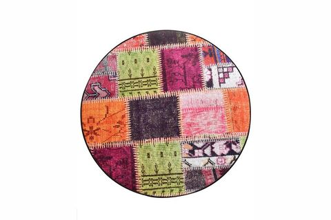 CHİLAİ HOME ALVİNA RENKLİ DJT ÇAP HALI 100X100