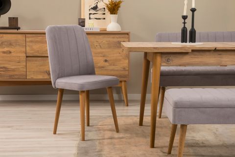 VİNA YEMEK ODASI TAKIMI, ATLANTİK GRİ SOHO, 0701
