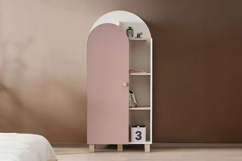 PETİTE ÇOCUK ODASI TAKIMI, PEMBE, 2 KAPAKLI