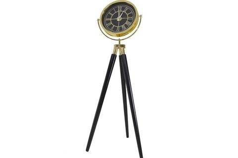 TRİPOD AYAKLI SİYAH  DEKORATİF SAAT