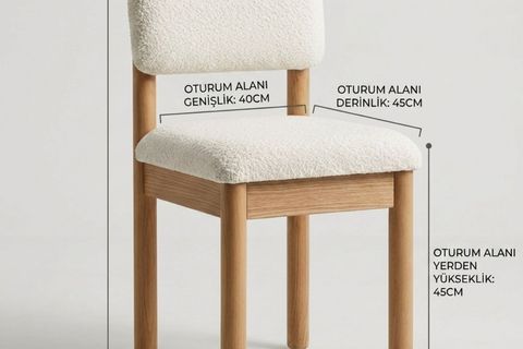NUU MUTFAK MASA TAKIMI,İKİ SANDALYE, SIRTSIZ BENCH