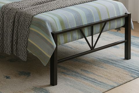 ALCHERA METAL KARYOLA, SİYAH, 90X200