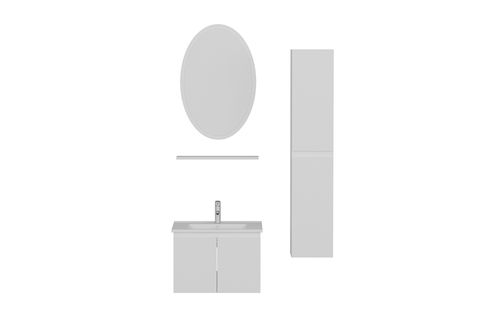 NİKA BANYO DOLABI 65CM AS2K 1EA1R ETJ BOY BEYAZ