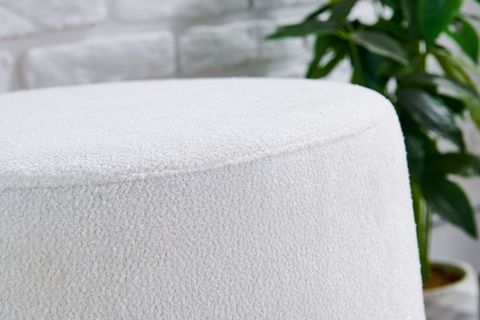 TUBİHOME BUKLET PUF, KREM