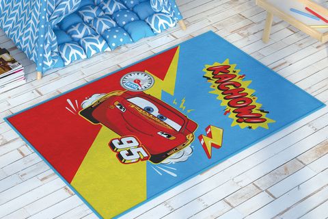 LİSANSLI DİSNEY HALI, CARS KACHOW DESENLİ, 80X120