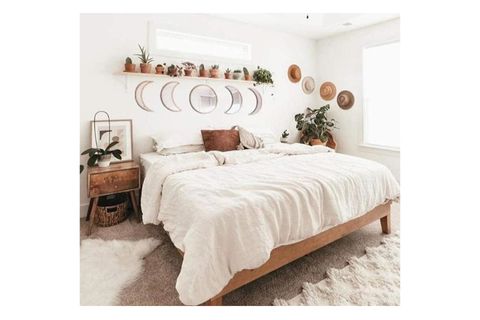 AY EVRELERİ FLEX KIRILMAZ AYNA, BEJ