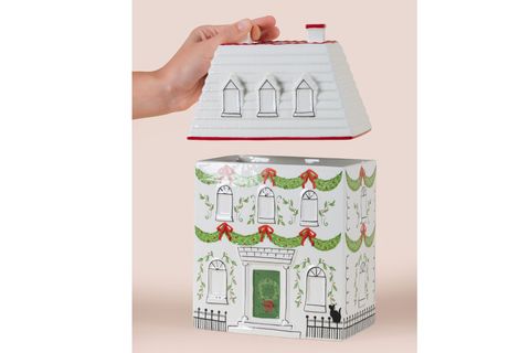 THE MİA DEKORATİF KURABİYE KAVANOZU EV 19X12X30 CM