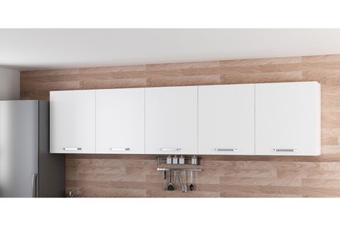 MİNAR 300 CM MUTFAK DOLABI BEYAZ 300-B3-ÜST MODÜL