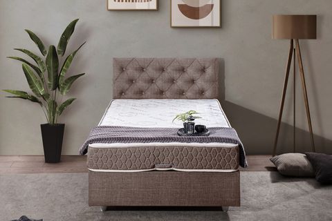 DOLCE BAZA BAŞLIK LETTO YATAK SETİ, KAHVERENGİ, 90X200