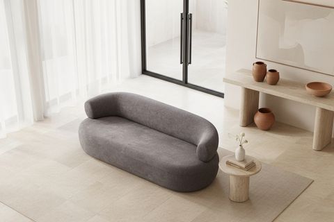 TURİN ÜÇLÜ KOLTUK, KOYU GRİ