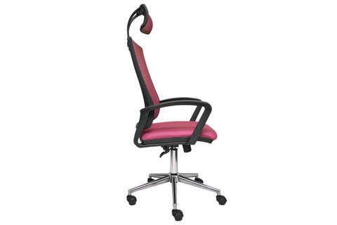 AHSEN FİLELİ OFİS SANDALYESİ, PEMBE