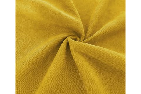 GARDENYA HOME SARI PETEK KADİFE DOKULU DÜZ DİKİM DOKUMA FON PERDE 100X260