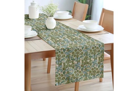 ORMAN BÜYÜSÜ PAMUKLU MASA RUNNER, 0072 50X150 CM