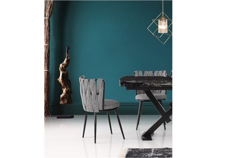 AÇILIR KÜTÜK MASA VE MELBOURNE SANDALYE TAKIMI, KAZAYAĞI SİYAH, 130X80