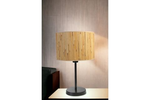 LİNDON MASA LAMBASI, ESKİTME BAMBU SIFIR YEDİ ABAJURLU