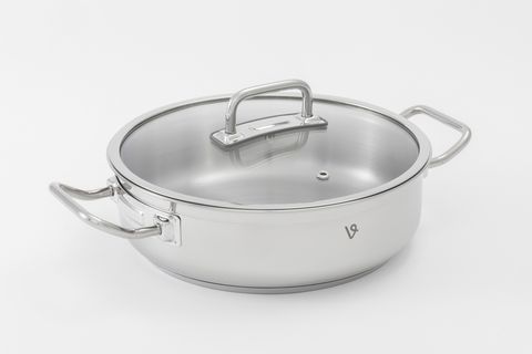 KİTCHEN ESSENTİALS ÇELİK BASIK TENCERE 24 CM, 3 LT