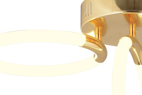 HONOS ÜÇLÜ LEDLİ AVİZE, GOLD