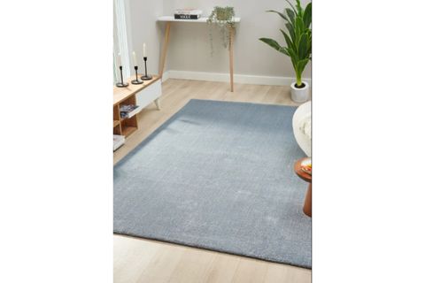 MİRA BALİ 4500 MODERN SHAGGY HALI, MAVİ, 160X230