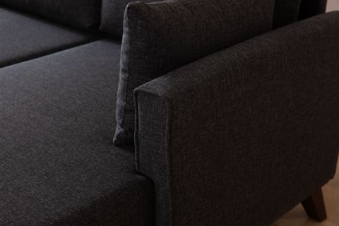 GLORİA KÖŞE KOLTUK, ANTRASİT, SAĞ KÖŞE