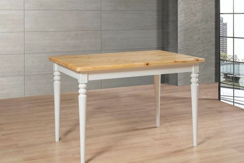 HARPUT MASA VE AMERİKAN SANDALYE TAKIMI, MEŞE BEYAZ, 140X80
