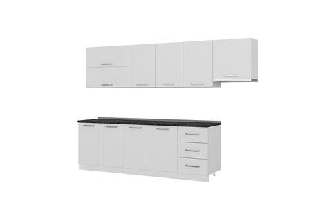 MİNAR BASİC 300 CM MUTFAK DOLABI BEYAZ 300-B8