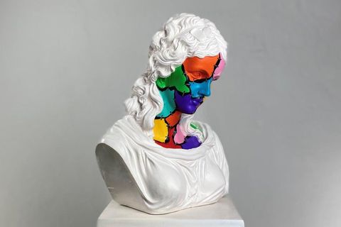 HERA WHITE ZOMBIE POP ART DEKORATİF ROMA YUNAN HEYKELLERİ