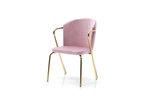 VİEN SANDALYE, GOLD SOFT PEMBE