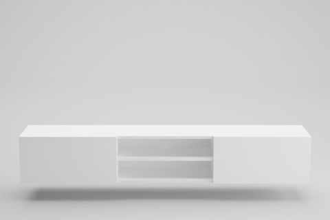 DUVARA ASKI TV ÜNİTESİ, BEYAZ