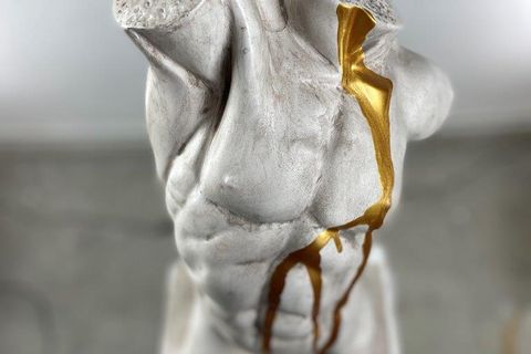 TORS GOLD RAIN POP ART DEKORATİF ROMA YUNAN HEYKELLERİ
