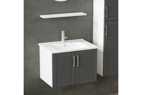 VERA BANYO DOLABI 65CM AS2K 1YA1R ETJ BOY BEYAZ ANTRASİT